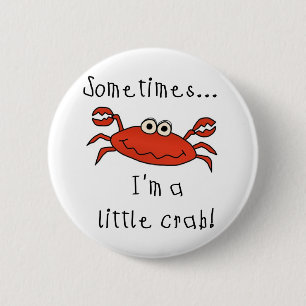 Little Crab 6 Cm Round Badge