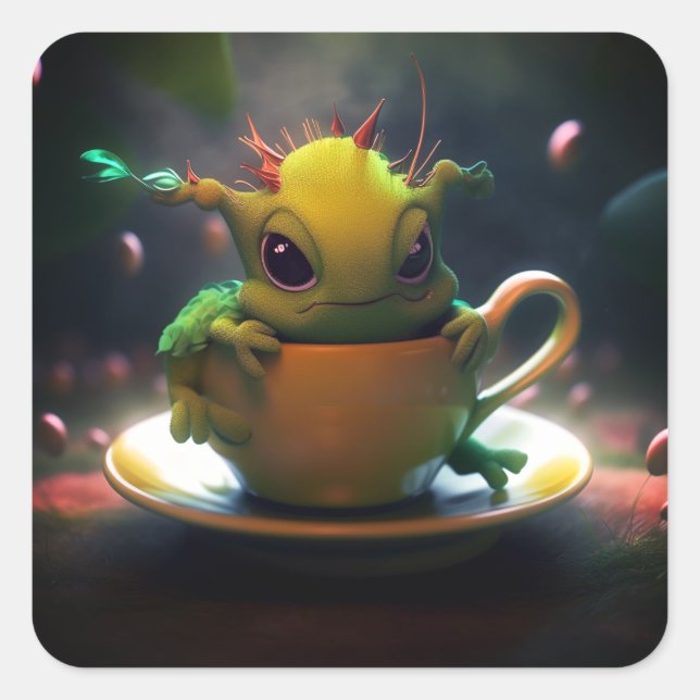 Little Creature Square Sticker (Front)