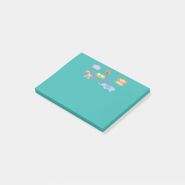 Little Critters Turquoise Cheer Post-it Notes (Angled)