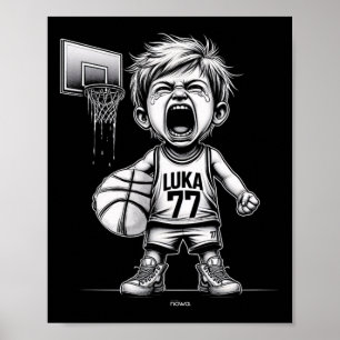 Little Cry Luka By Crying With The Hoop  Poster