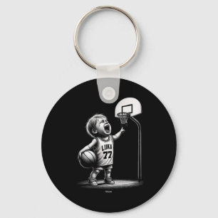 Little Cry Luka By Is Angry And Mad At The Sketll  Key Ring