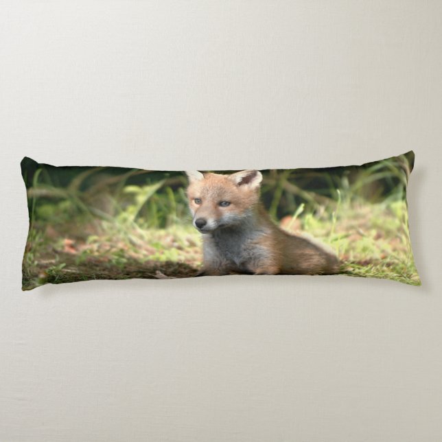 Little Cub Red Fox Body Cushion (Back)