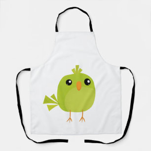 Little cute birds apron