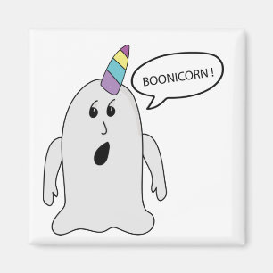 Little Cute Boonicorn Ghost Magnet