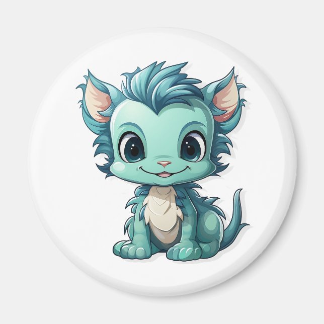  Little cute dragon Magnet (Front)