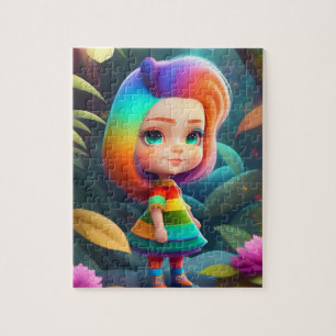 Little Cute Elf Girl Jigsaw Puzzle