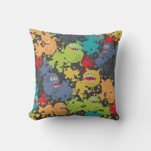 Little cute funny monsters cushion