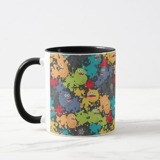 Little cute funny monsters mug (Left)