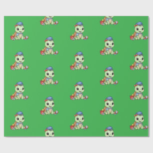 Little Cute Turtle Wrapping Paper