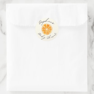 Little Cutie Baby Shower Favour Stickers