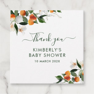 little cutie baby shower favour tags