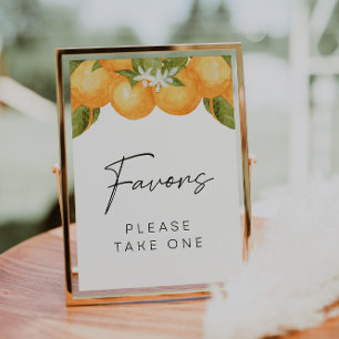 Little cutie baby shower Favours sign Invitation