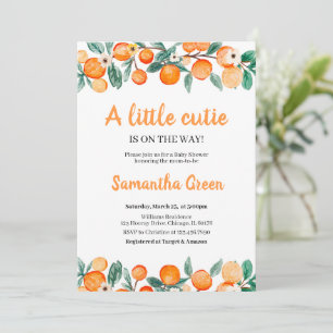 Little Cutie Baby Shower Invitation