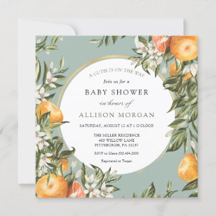 Little Cutie Baby Shower Invitation