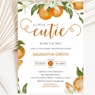 Little Cutie Baby Shower Invitation