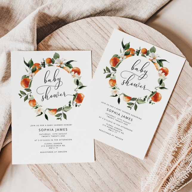 Little cutie baby shower invitation (Creator Uploaded)