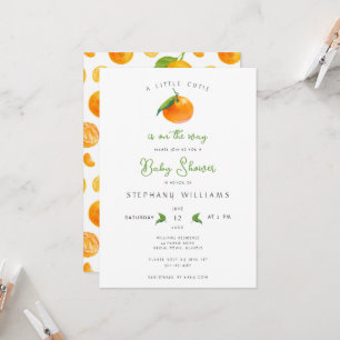 Little Cutie Baby Shower Invitation