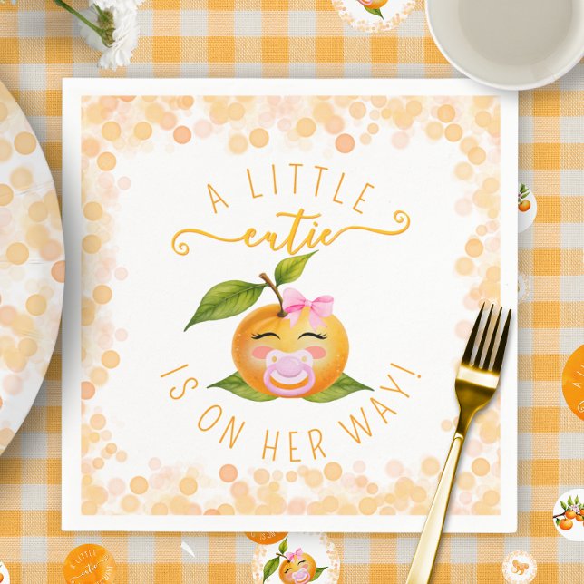 Little Cutie Baby Shower  Napkin (Creator Uploaded)
