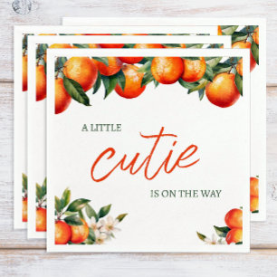 Little Cutie Baby Shower Napkin