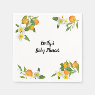 Little Cutie Baby Shower Napkins