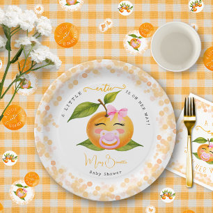 Little Cutie Baby Shower Party Plates