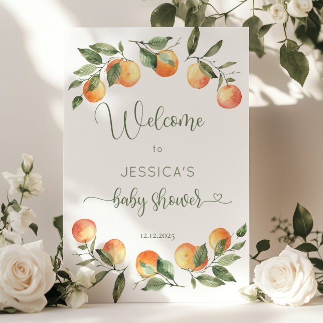 Little Cutie baby shower welcome Poster (Creator Uploaded)