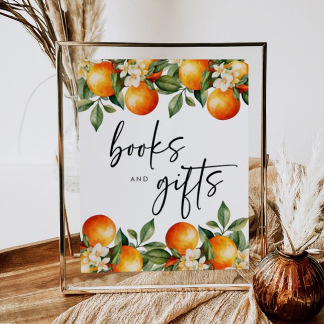 Little Cutie Books and Gifts Sign Orange Citrus  (Creator Uploaded)