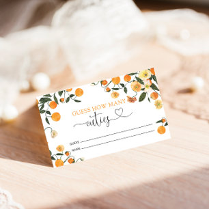 Little Cutie Botanical Guess How Many Cuties Encl Enclosure Card
