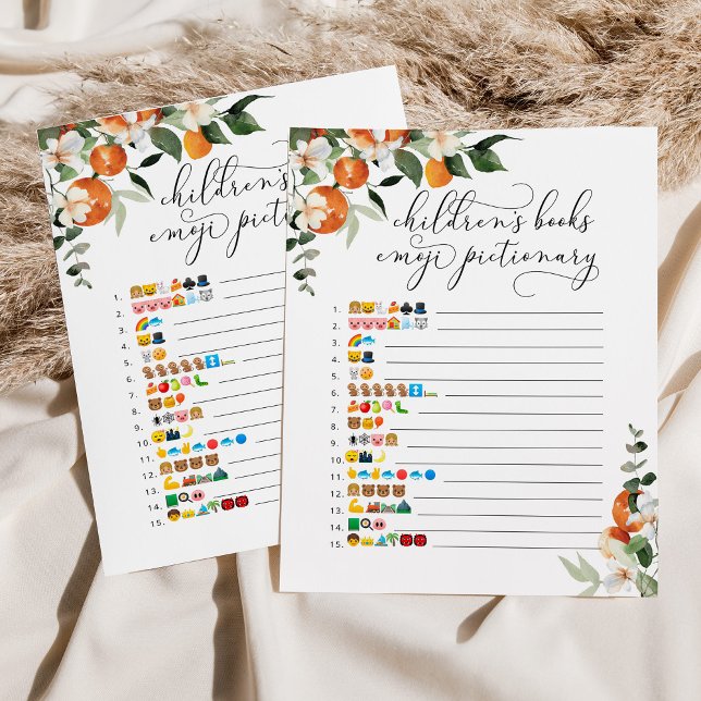 Little Cutie childrens books emoji pictionary game (Creator Uploaded)