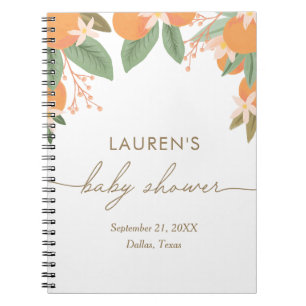 Little Cutie Citrus Baby Shower Guest Book