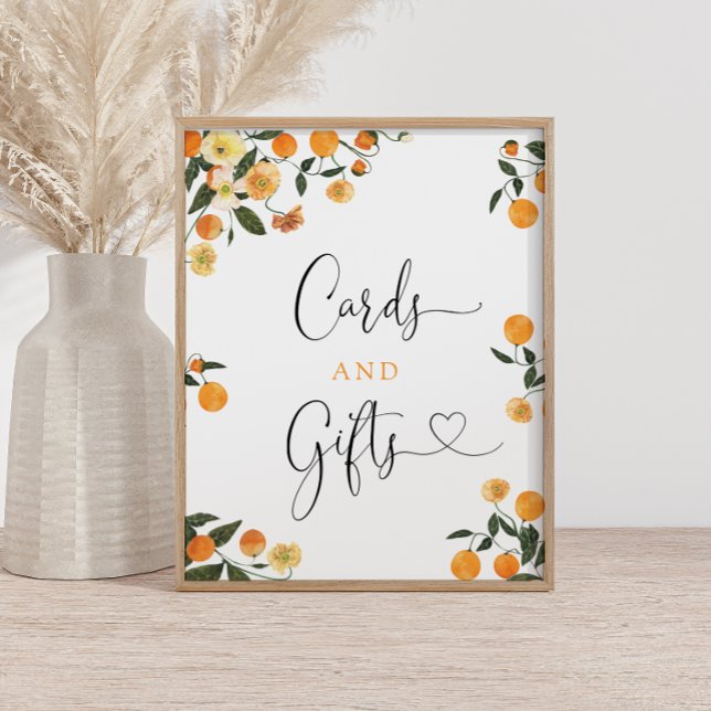 Little Cutie Citrus Botanical Cards and Gifts Sign (Creator Uploaded)