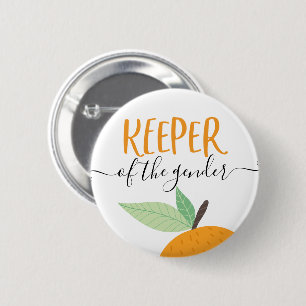 Little Cutie Citrus Orange Keeper of the Gender 6 Cm Round Badge