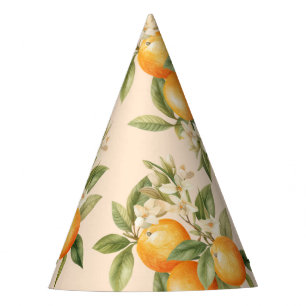 Little cutie citrus theme birthday party hat