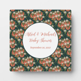 Little Cutie Clementine Citrus Theme Baby Shower Plaque