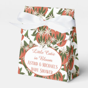 Little Cutie Clementine Neutral Baby Shower Favour Box