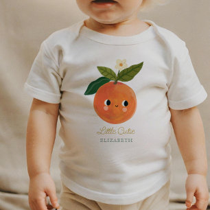 Little Cutie  Cute Orange  Baby T-Shirt