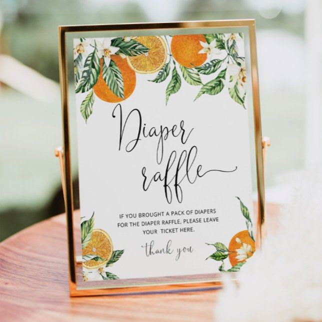 Little cutie diaper raffle poster (Creator Uploaded)