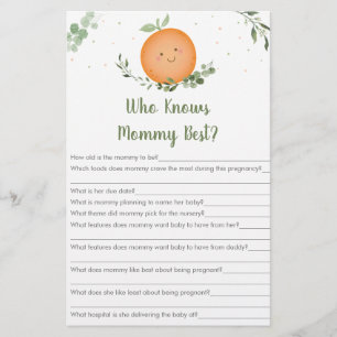 Little Cutie Greenery Who Knows Mummy Best Game