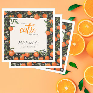 Little Cutie is on the Way Baby Shower Napkin