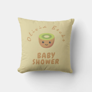 Little Cutie Kiwi Baby Shower Cushion
