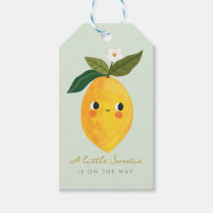 Little Cutie Lemon Baby Shower Gift Tags