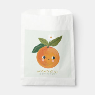 Little Cutie Orange Baby Shower Favour Bag