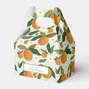 Little Cutie Orange Baby Shower  Favour Box