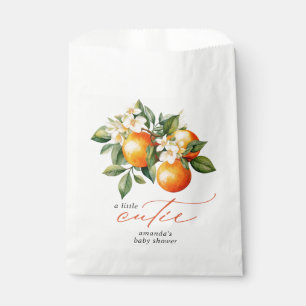 Little Cutie Orange Clementine Baby Shower Favour Favour Bag