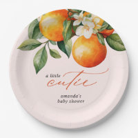 Little Cutie Orange Clementine Baby Shower Favour