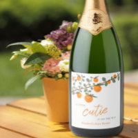 Little Cutie Orange Gender Neutral Baby Shower