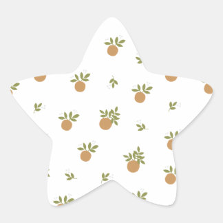 Little Cutie Orange Party Stickers