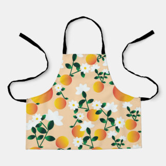 Little Cutie Orange Pattern Apron