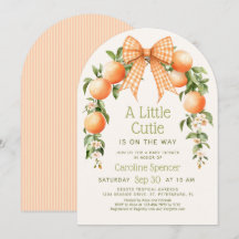Little Cutie Oranges Baby Shower