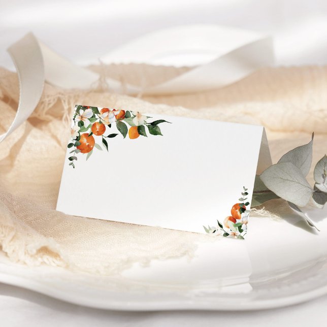 Little cutie oranges place card (Creator Uploaded)